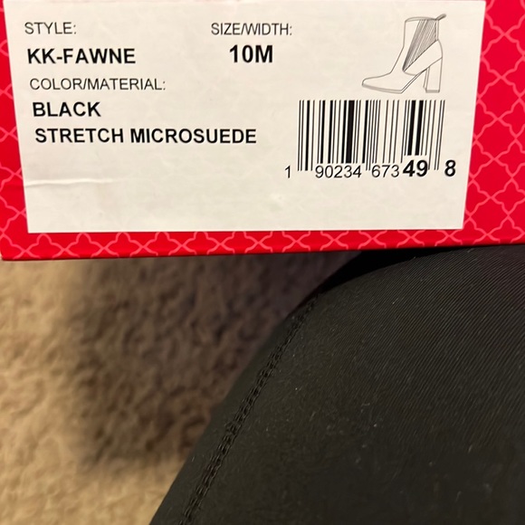 Kelly & Katie Black Stretch Booties Size 10 - Picture 6 of 6